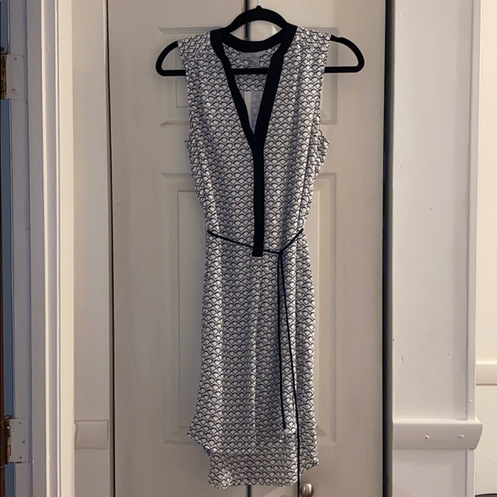 Black and white dress